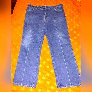 Vintage Pre-owned Wrangler jeans womens 38×80 Blue